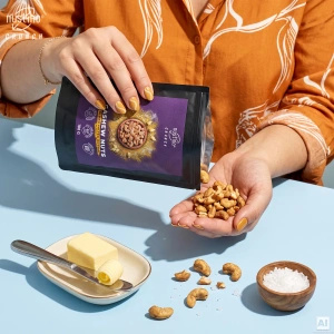 Nustino Crunch – Caju prăjit – Golden Salted Butter Flavour 100 g