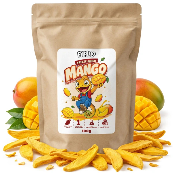 FiloLilo – Mango liofilizat (felii) 100 g
