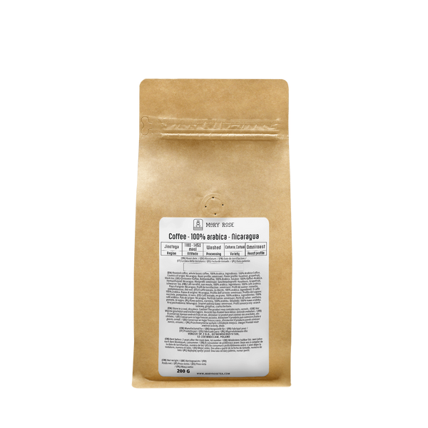 Mary Rose - cafea boabe întregi Nicaragua Colibrí Azul speciality 200g