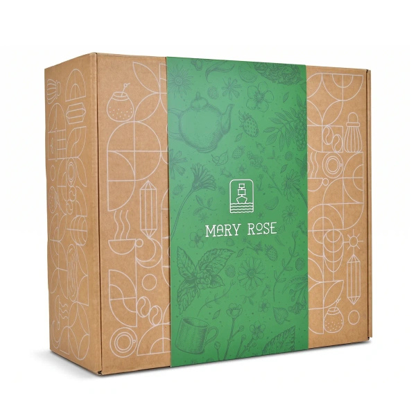 Set cadou cu ceaiuri vrac Mary Rose 2x50g + ceașcă cu infuzor