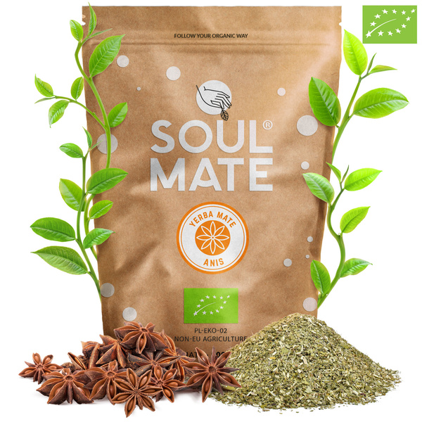 Kit de Yerba Mate Soul Mate Organica 2x500g 1kg Calabash + Bombilla