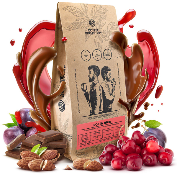 Bro Coffee Roastery - Cafea boabe întreagă Costa Rica San Rafael Speciality 1kg