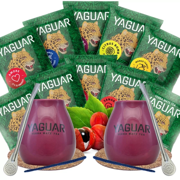 Set de degustare Yerba mate pentru două persoane 10x50g