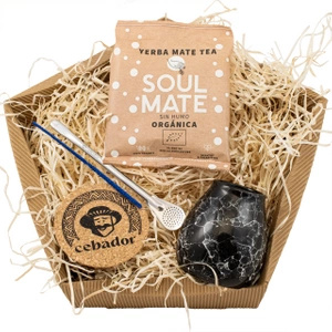 Set de cadou de Yerba Mate: Soul Mate Energia 50g + Calabash + Bombilla