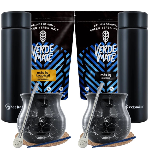 Yerba Verde Mate Thermos set pentru două persoane 1kg