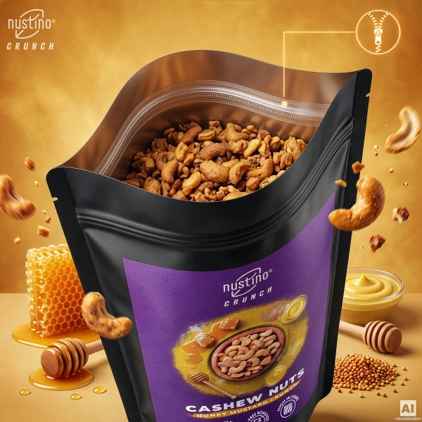 Nustino Crunch – Caju prăjit – Honey Mustard Crunch 200 g