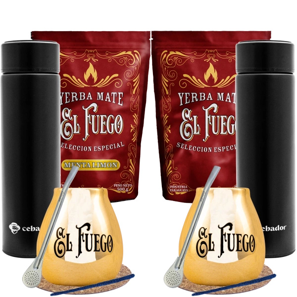 Kit de Yerba Mate pentru doi + Termos