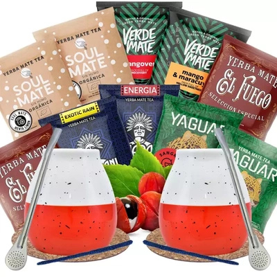 Yerba Mate Set pentru două Fructe pentru a începe