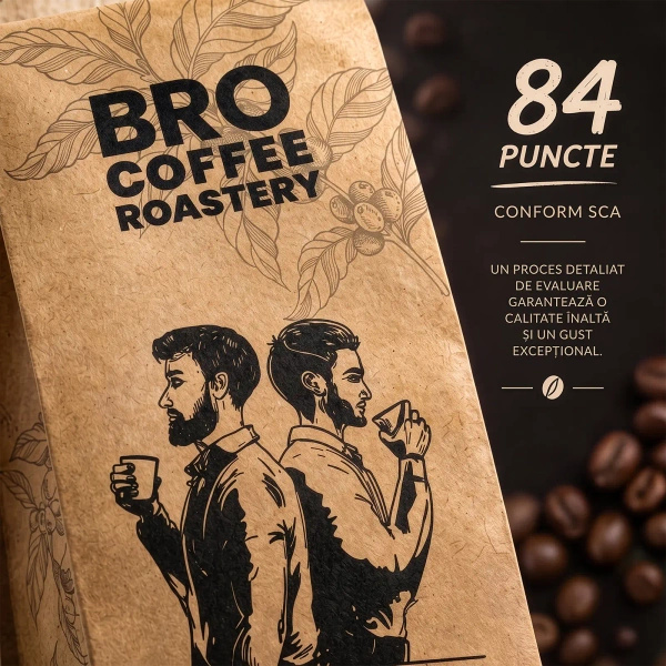 Bro Coffee Roastery – Cafea boabe întreagă Brazil Samba Premium 1kg