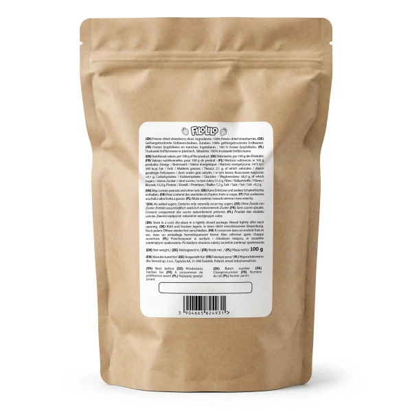FiloLilo – Căpșuni liofilizate (felii) 100 g
