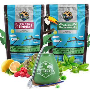 Yerba Mate kitul Rio Parana Energia Elaborada 2x500g + accesorii
