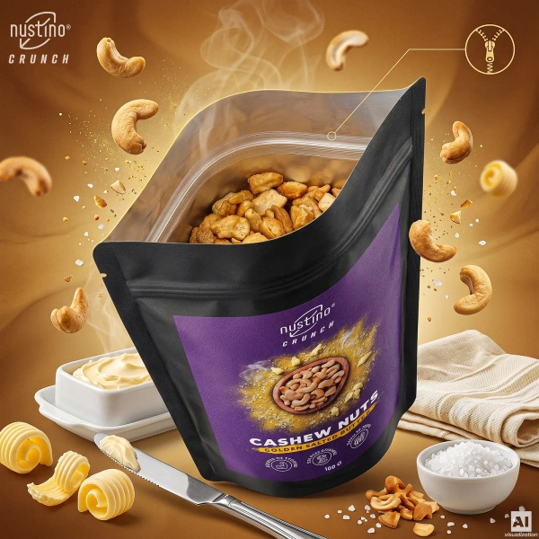 Nustino Crunch – Caju prăjit – Golden Salted Butter 100 g