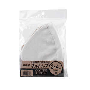 Filtre de cafea din pânză – Hario Woodneck Drip Pot 3 Cup (3 buc.)