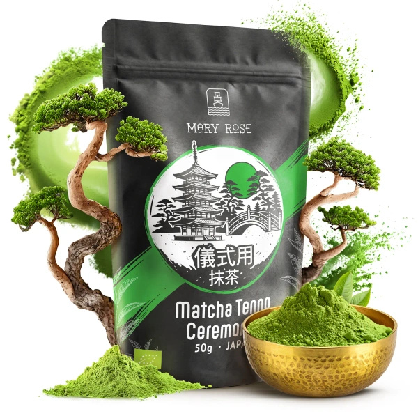 Mary Rose – Ceai verde matcha Tenno japonez (BIO) Ceremonial 50 g