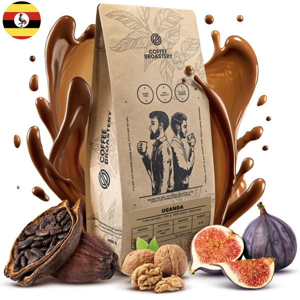 Bro Coffee Roastery - Cafea boabe întreagă Uganda Kanyenye Speciality 400g