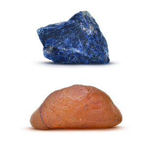 Set de pietre naturale și cristale - ezoterism, yoga, meditație
