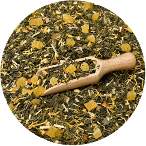Set cadou cu ceaiuri vrac Mary Rose 2x50g + ceașcă cu infuzor