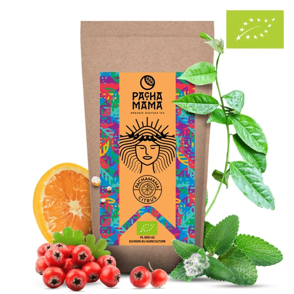 Guayusa Pachamama Citrus 100 g (ecologică)