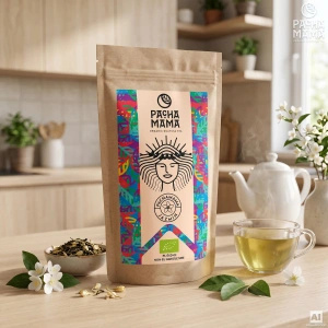 Set de Guayusa Pachamama Jazmín 100g + Calabash + Bombilla