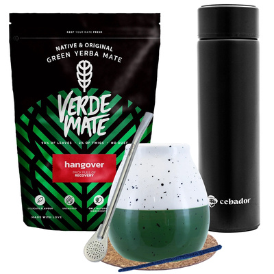 Yerba Verde Mate Mate Hangover set 500g + Thermos