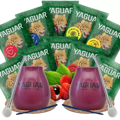 Set de degustare Yerba mate pentru două persoane 10x50g