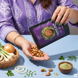 Nustino Crunch – Caju prăjit – Spring Green Onion 100 g