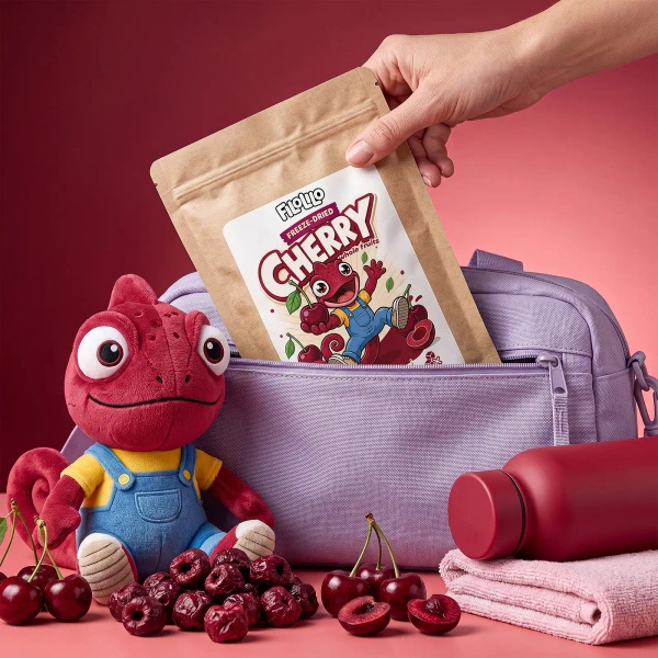 FiloLilo – Vișine liofilizate (întregi, fără sâmburi) 100 g