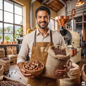 Bro Coffee Roastery – Cafea boabe Crema Rumba 400 g