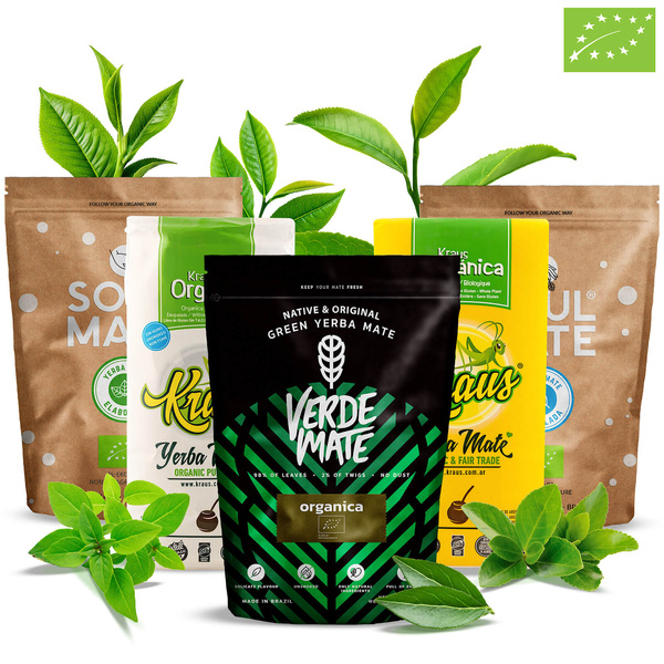 Organic Yerba Mate Tea Set 5x0,5kg
