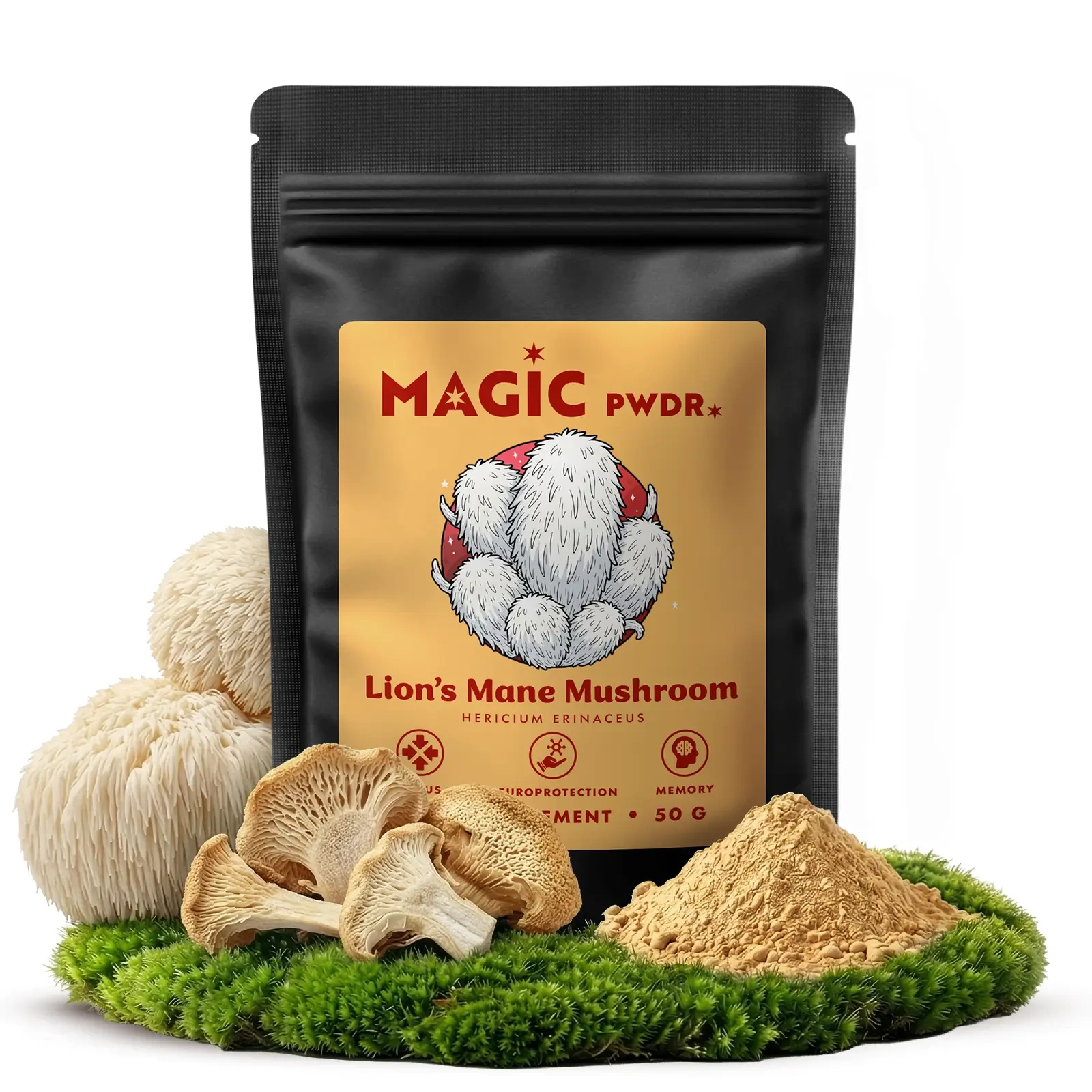 Magic Pwdr Lion's Mane