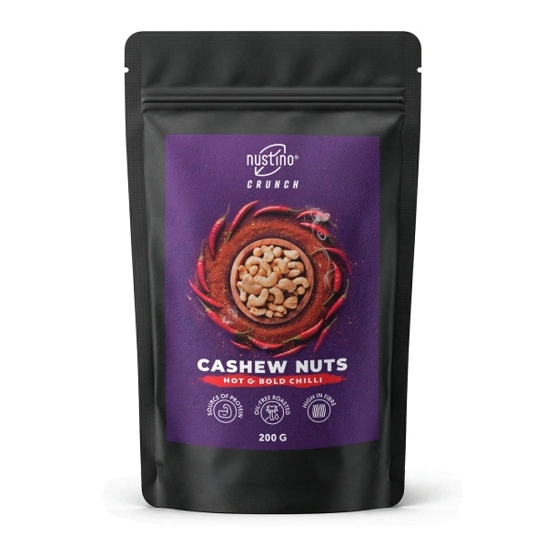 Nustino Crunch – Caju prăjit – Hot & Bold Chilli 200 g
