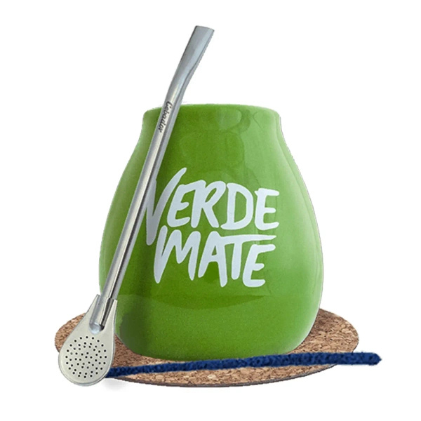 Starter set Gourd + Bombilla 19cm Yerba Mate