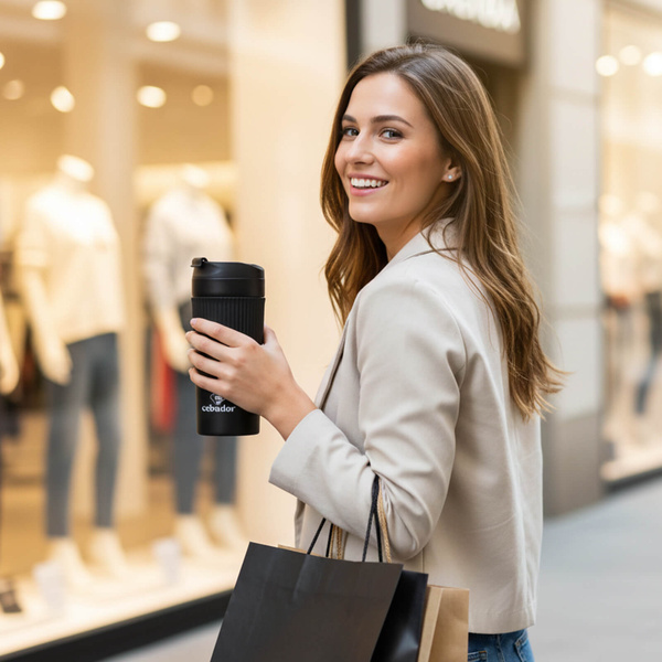 Cană termică Cup Press cu French Press 400 ml